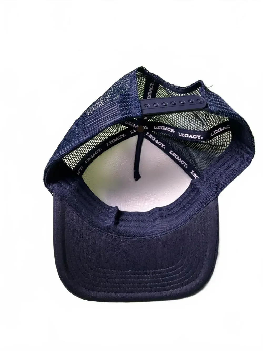 Legacy Crested Butte Trucker Hat - Navy and White